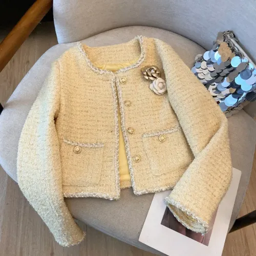 Chanel Coats Long Sleeved For Women #1417737 $82.00 USD, Wholesale Replica Chanel Coats