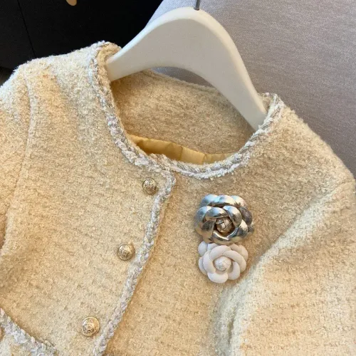 Replica Chanel Coats Long Sleeved For Women #1417737 $82.00 USD for Wholesale