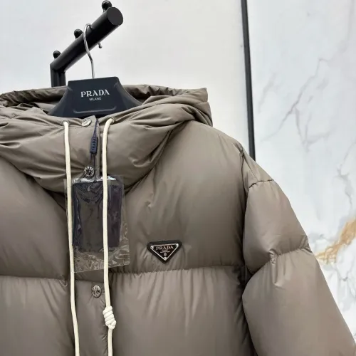 Replica Prada Down Feather Coat Long Sleeved For Women #1417739 $118.00 USD for Wholesale