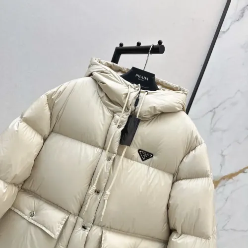 Replica Prada Down Feather Coat Long Sleeved For Women #1417740 $118.00 USD for Wholesale