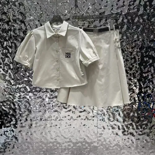 Christian Dior Tracksuits Short Sleeved For Women #1417742 $112.00 USD, Wholesale Replica Christian Dior Tracksuits