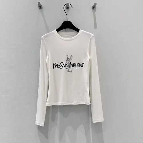 Yves Saint Laurent YSL T-shirts Long Sleeved For Women #1417745 $68.00 USD, Wholesale Replica Yves Saint Laurent YSL T-shirts