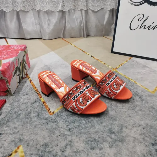 Dolce &amp; Gabbana D&amp;G Slippers For Women #1417753 $125.00 USD, Wholesale Replica Dolce &amp; Gabbana D&amp;G Slippers