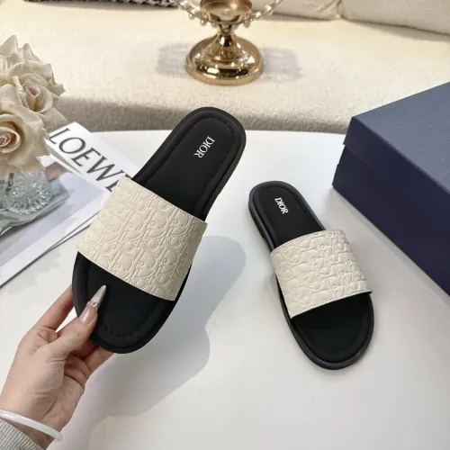 Replica Christian Dior Slippers For Men #1417769 $80.00 USD for Wholesale