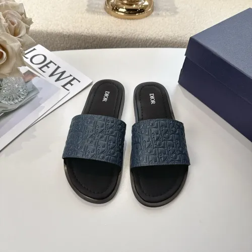 Replica Christian Dior Slippers For Men #1417770 $80.00 USD for Wholesale