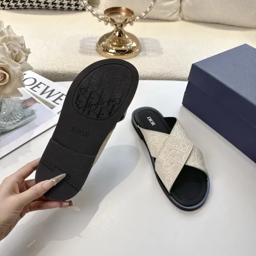 Replica Christian Dior Slippers For Men #1417775 $85.00 USD for Wholesale