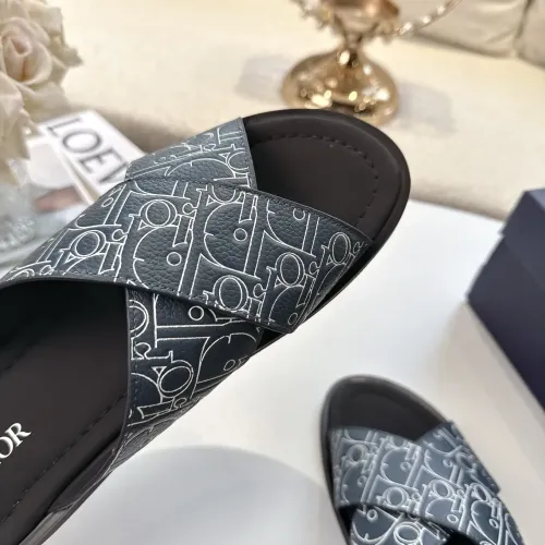 Replica Christian Dior Slippers For Men #1417777 $85.00 USD for Wholesale