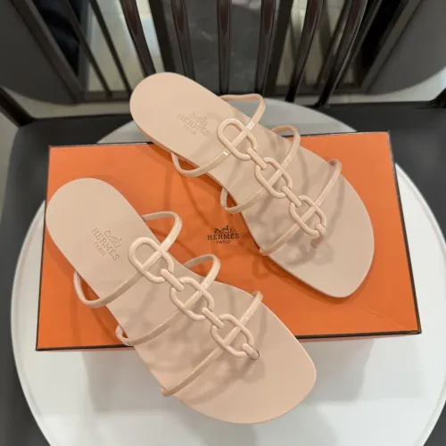 Replica Hermes Slippers For Women #1417796 $52.00 USD for Wholesale