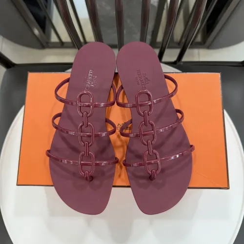 Hermes Slippers For Women #1417797 $52.00 USD, Wholesale Replica Hermes Slippers