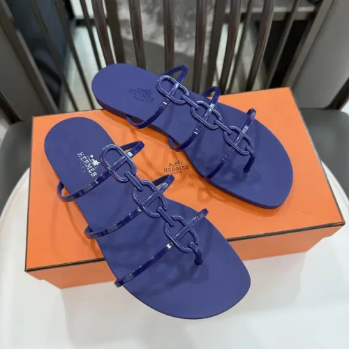 Replica Hermes Slippers For Women #1417799 $52.00 USD for Wholesale