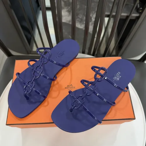 Replica Hermes Slippers For Women #1417799 $52.00 USD for Wholesale