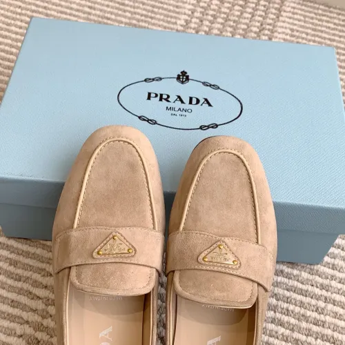 Replica Prada Leather Shoes For Men #1417844 $105.00 USD for Wholesale