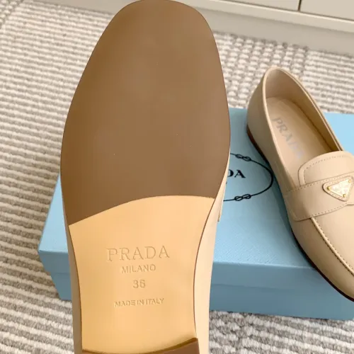 Replica Prada Leather Shoes For Women #1417853 $105.00 USD for Wholesale