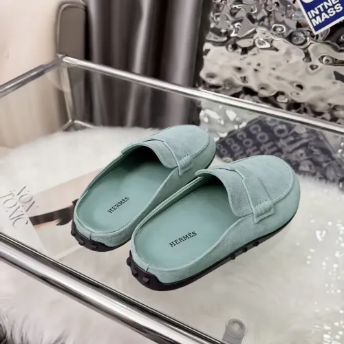 Replica Hermes Slippers For Women #1417857 $96.00 USD for Wholesale