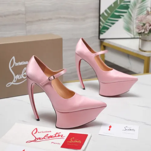 Christian Louboutin High-heeled shoes For Women #1417933 $128.00 USD, Wholesale Replica Christian Louboutin High-heeled shoes
