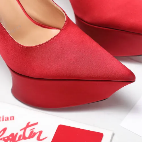 Replica Christian Louboutin High-heeled shoes For Women #1417935 $128.00 USD for Wholesale
