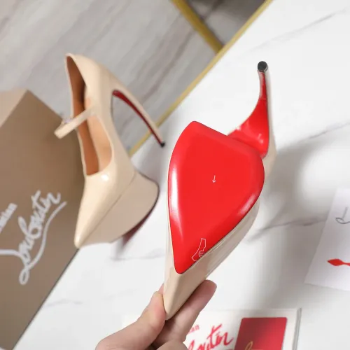 Replica Christian Louboutin High-heeled shoes For Women #1417937 $128.00 USD for Wholesale