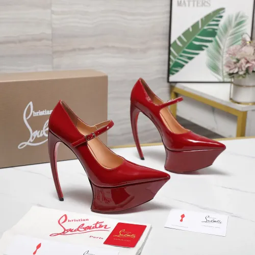 Christian Louboutin High-heeled shoes For Women #1417938 $128.00 USD, Wholesale Replica Christian Louboutin High-heeled shoes