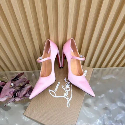 Replica Christian Louboutin High-heeled shoes For Women #1417942 $115.00 USD for Wholesale