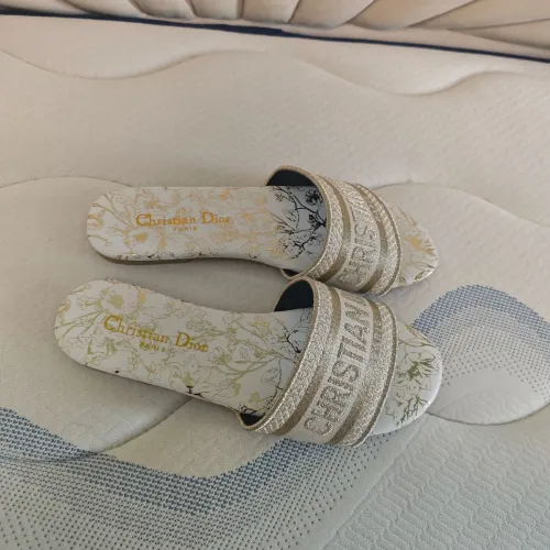 Replica Christian Dior Slippers For Women #1417975 $68.00 USD for Wholesale