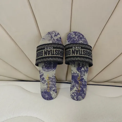 Replica Christian Dior Slippers For Women #1417985 $68.00 USD for Wholesale