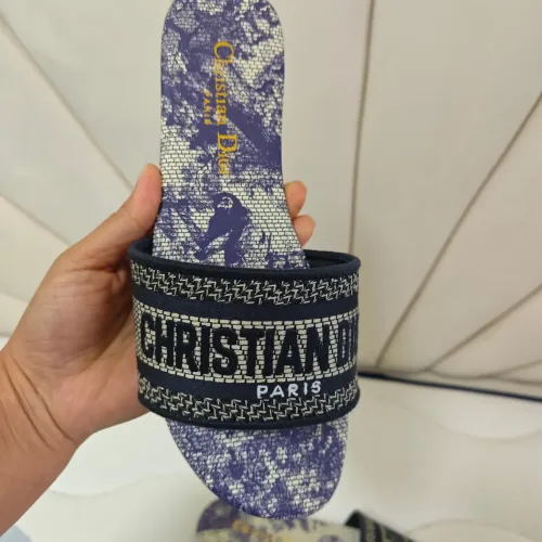 Replica Christian Dior Slippers For Women #1417985 $68.00 USD for Wholesale