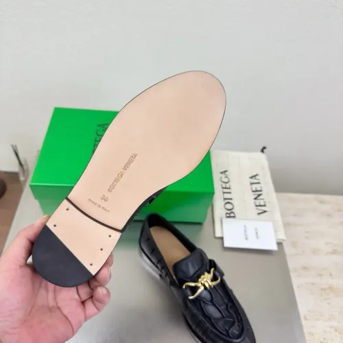 Replica Bottega Veneta BV Leather Shoes For Women #1418067 $140.00 USD for Wholesale