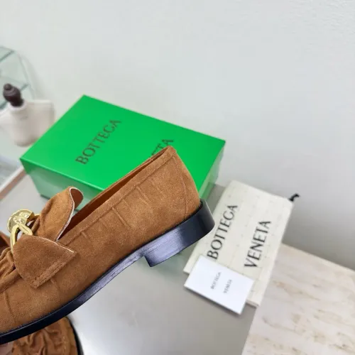 Replica Bottega Veneta BV Leather Shoes For Women #1418068 $140.00 USD for Wholesale