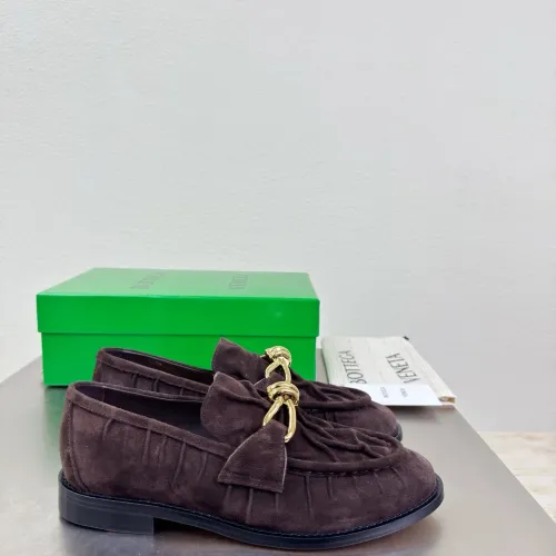 Replica Bottega Veneta BV Leather Shoes For Women #1418069 $140.00 USD for Wholesale