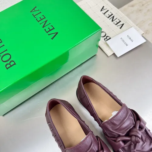 Replica Bottega Veneta BV Leather Shoes For Women #1418071 $140.00 USD for Wholesale