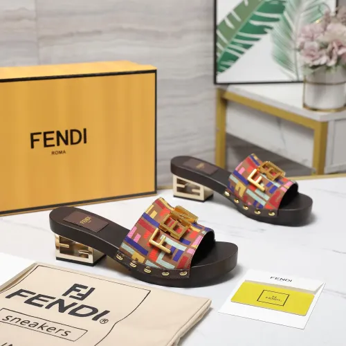 Replica Fendi Slippers For Women #1418124 $155.00 USD for Wholesale