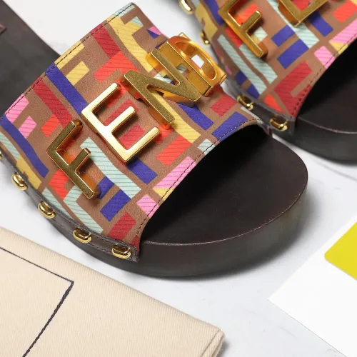 Replica Fendi Slippers For Women #1418124 $155.00 USD for Wholesale