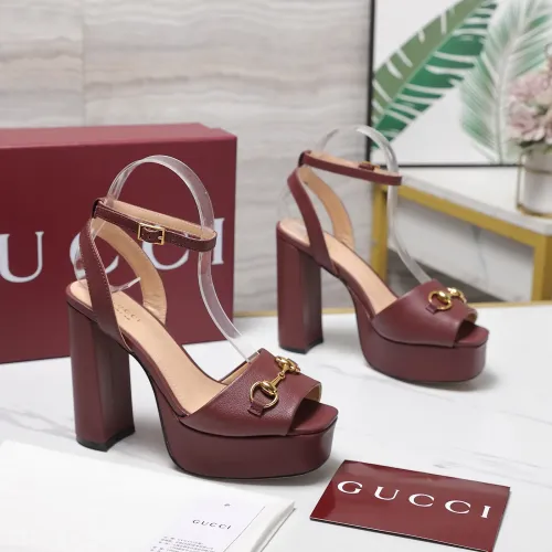 Replica Gucci Sandal For Women #1418137 $118.00 USD for Wholesale