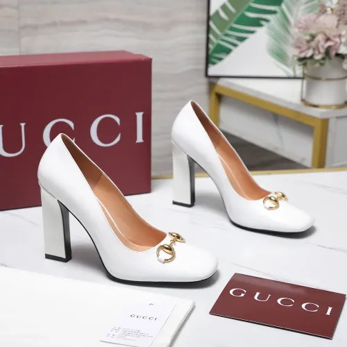 Replica Gucci High-Heeled Shoes For Women #1418147 $112.00 USD for Wholesale