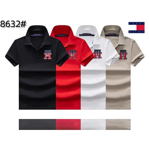 Replica Tommy Hilfiger TH T-Shirts Short Sleeved For Men #1418191 $25.00 USD for Wholesale