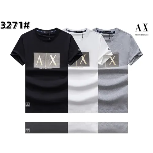 Replica Armani T-Shirts Short Sleeved For Men #1418245 $27.00 USD for Wholesale