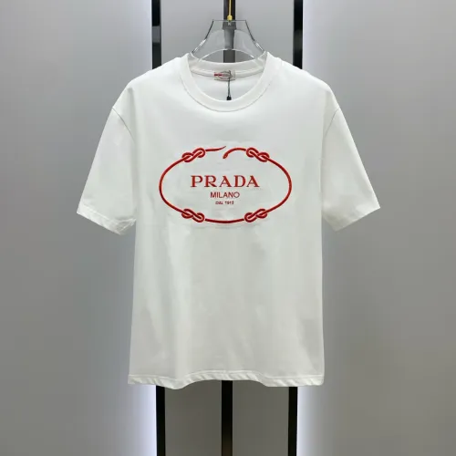 Prada T-Shirts Short Sleeved For Men #1418326 $60.00 USD, Wholesale Replica Prada T-Shirts