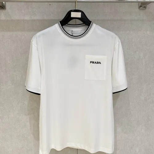Prada T-Shirts Short Sleeved For Men #1418328 $64.00 USD, Wholesale Replica Prada T-Shirts