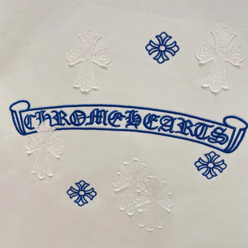 Replica Chrome Hearts T-Shirts Short Sleeved For Men #1418366 $68.00 USD for Wholesale