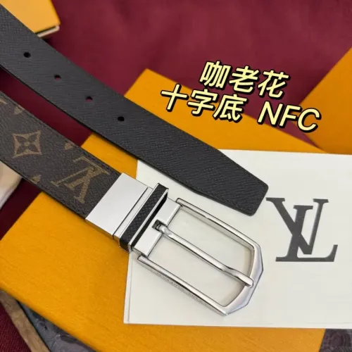 Replica Louis Vuitton AAA Quality Belts In 3.5cm For Men #1418425 $60.00 USD for Wholesale