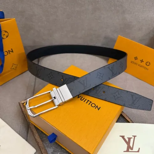 Replica Louis Vuitton AAA Quality Belts In 3.5cm For Men #1418427 $60.00 USD for Wholesale