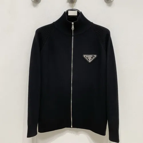 Prada Sweaters Long Sleeved For Men #1418747 $122.00 USD, Wholesale Replica Prada Sweaters