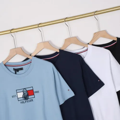 Replica Tommy Hilfiger TH T-Shirts Short Sleeved For Men #1419024 $29.00 USD for Wholesale