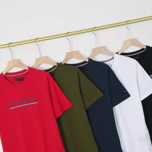 Replica Tommy Hilfiger TH T-Shirts Short Sleeved For Men #1419035 $29.00 USD for Wholesale