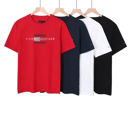 Replica Tommy Hilfiger TH T-Shirts Short Sleeved For Men #1419082 $29.00 USD for Wholesale