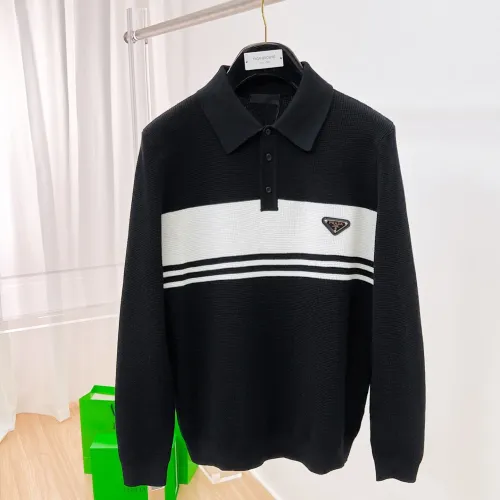Prada Sweaters Long Sleeved For Men #1419147 $72.00 USD, Wholesale Replica Prada Sweaters
