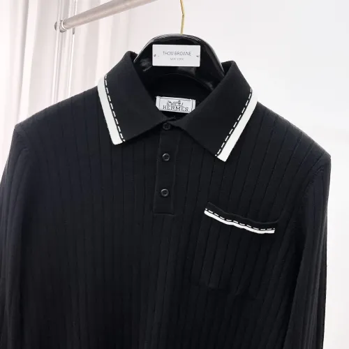 Replica Hermes Sweaters Long Sleeved For Men #1419149 $72.00 USD for Wholesale