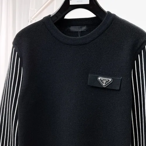 Replica Prada Sweaters Long Sleeved For Men #1419152 $76.00 USD for Wholesale