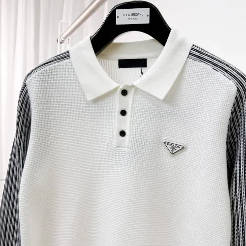 Replica Prada Sweaters Long Sleeved For Men #1419154 $76.00 USD for Wholesale