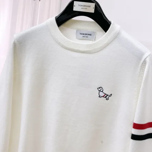 Replica Thom Browne TB Sweaters Long Sleeved For Men #1419166 $85.00 USD for Wholesale